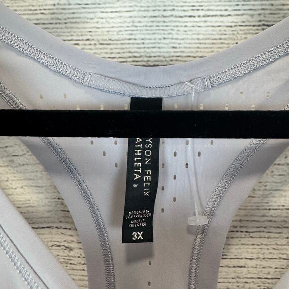 Athleta Allyson Felix Plus Size Active Racerback Ultimate Legend Tank Size 3X - Picture 2 of 8